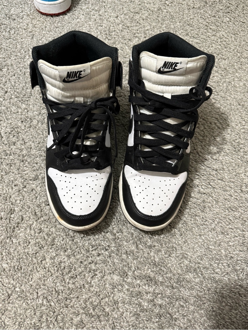 Nike High-Top Sneakers in Black and White